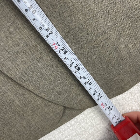 VTG Jones New York Men's Blazer Jacket Beige / Brown Sports Coat Wool Size 42S - Picture 8 of 16